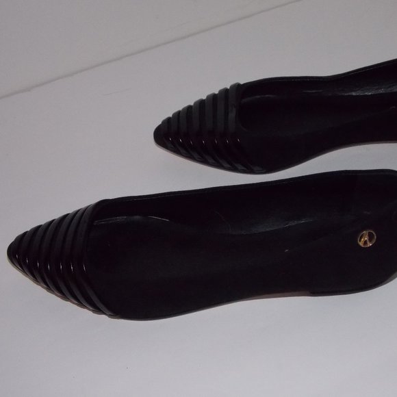 Atelier mix black leather suede flats shoe size 6 - Picture 3 of 7